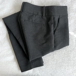 Ann Taylor Slim Fit Cigarette Pants in Gray, Size 0T